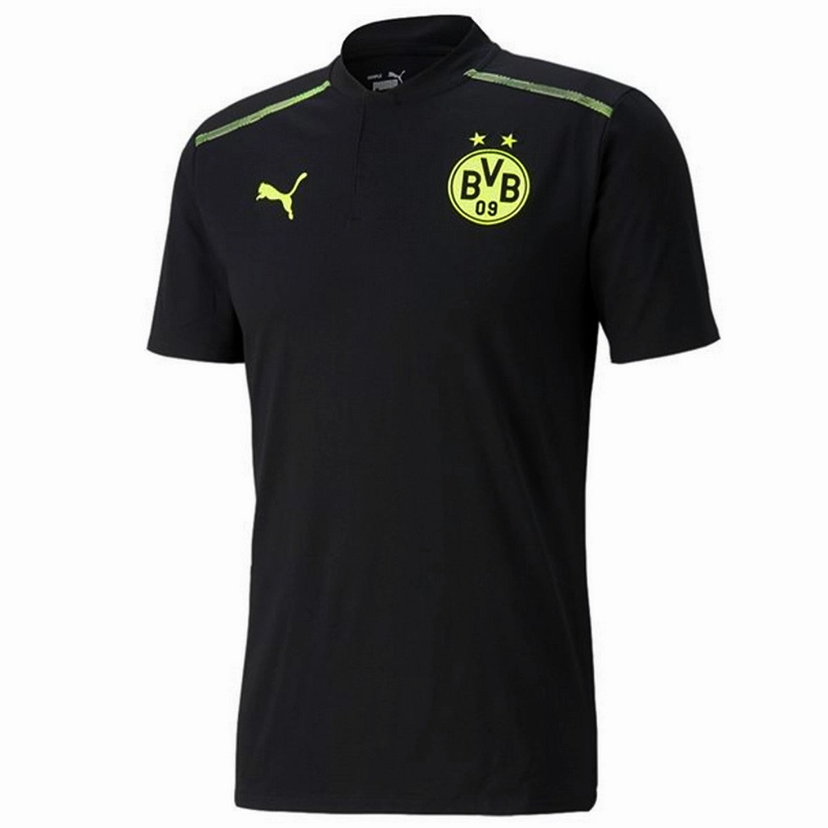 BVB Borussia Dortmund casual presentation polo shirt 2022 - Puma Sport-Ready Gear Silk