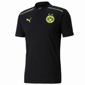 BVB Borussia Dortmund casual presentation polo shirt 2022 - Puma detail