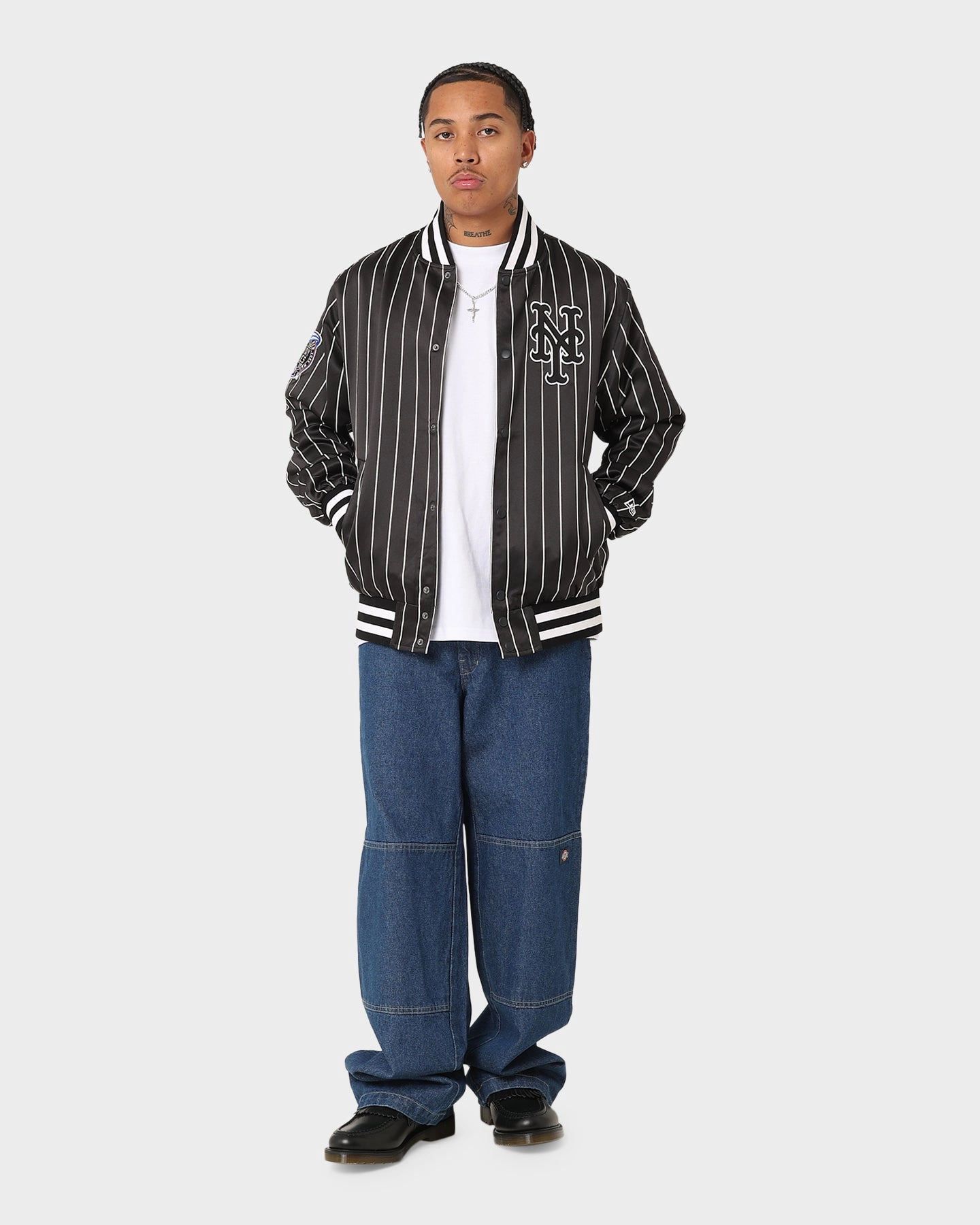 Neutral Tone Anti Cling Finish Dickies 82-283AU Denim Jeans Stone Washed In