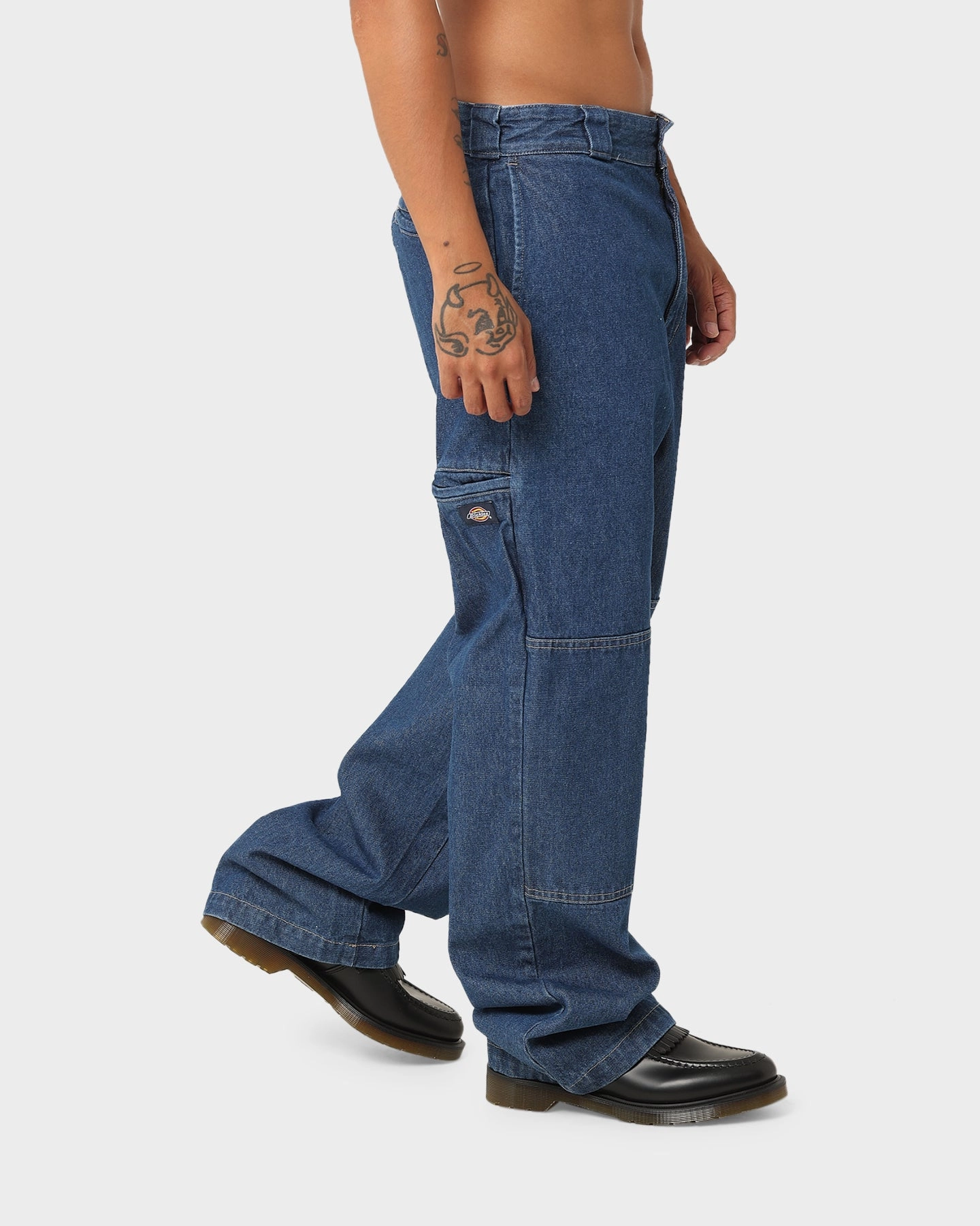 Dickies 82-283AU Denim Jeans Stone Washed In ThermalInsulation Ventilated Panels