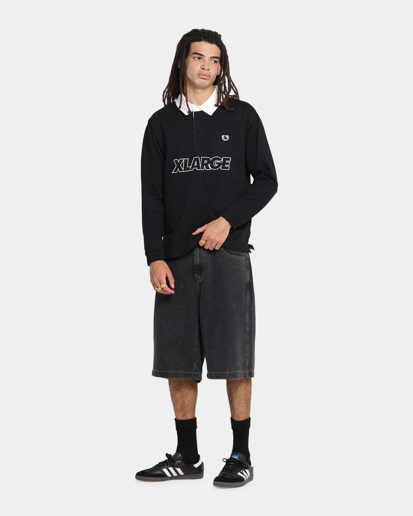 Neutral Look X-Large Bull Denim 91 Shorts Washed Black