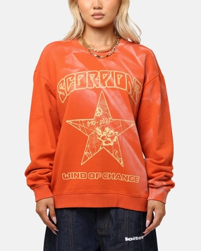 Winter Wearable Scorpions Scropion Crewneck Red