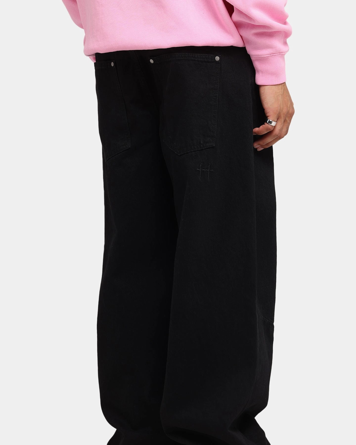 Core Basic Saint Morta Amplus Jeans Black Stonewash