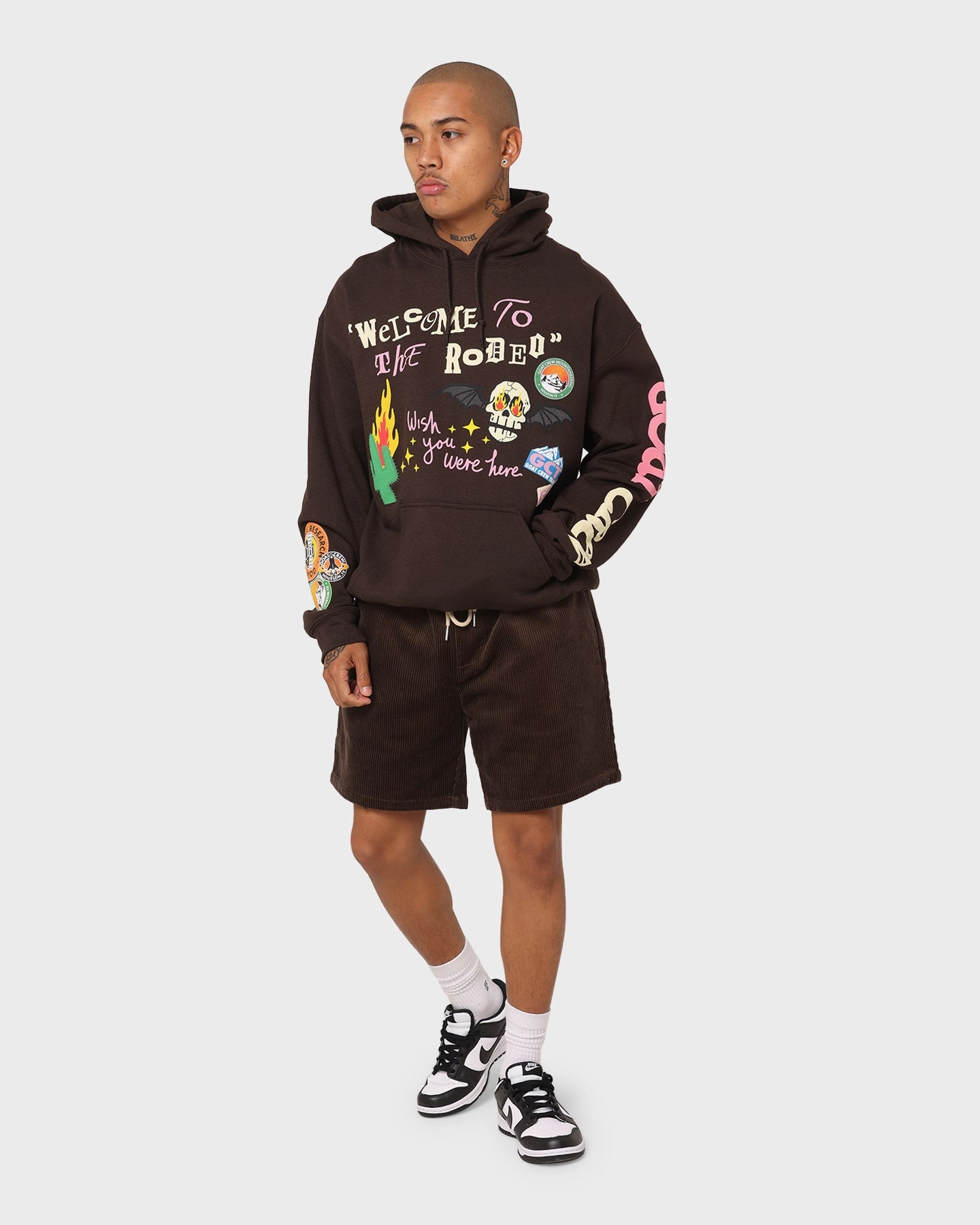 XXIII Riven Cord Shorts Tan hat