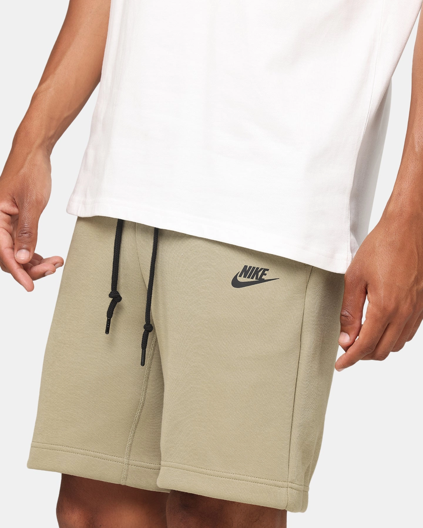 Anti Odor Nike Tech Fleece Shorts Neutral Olive