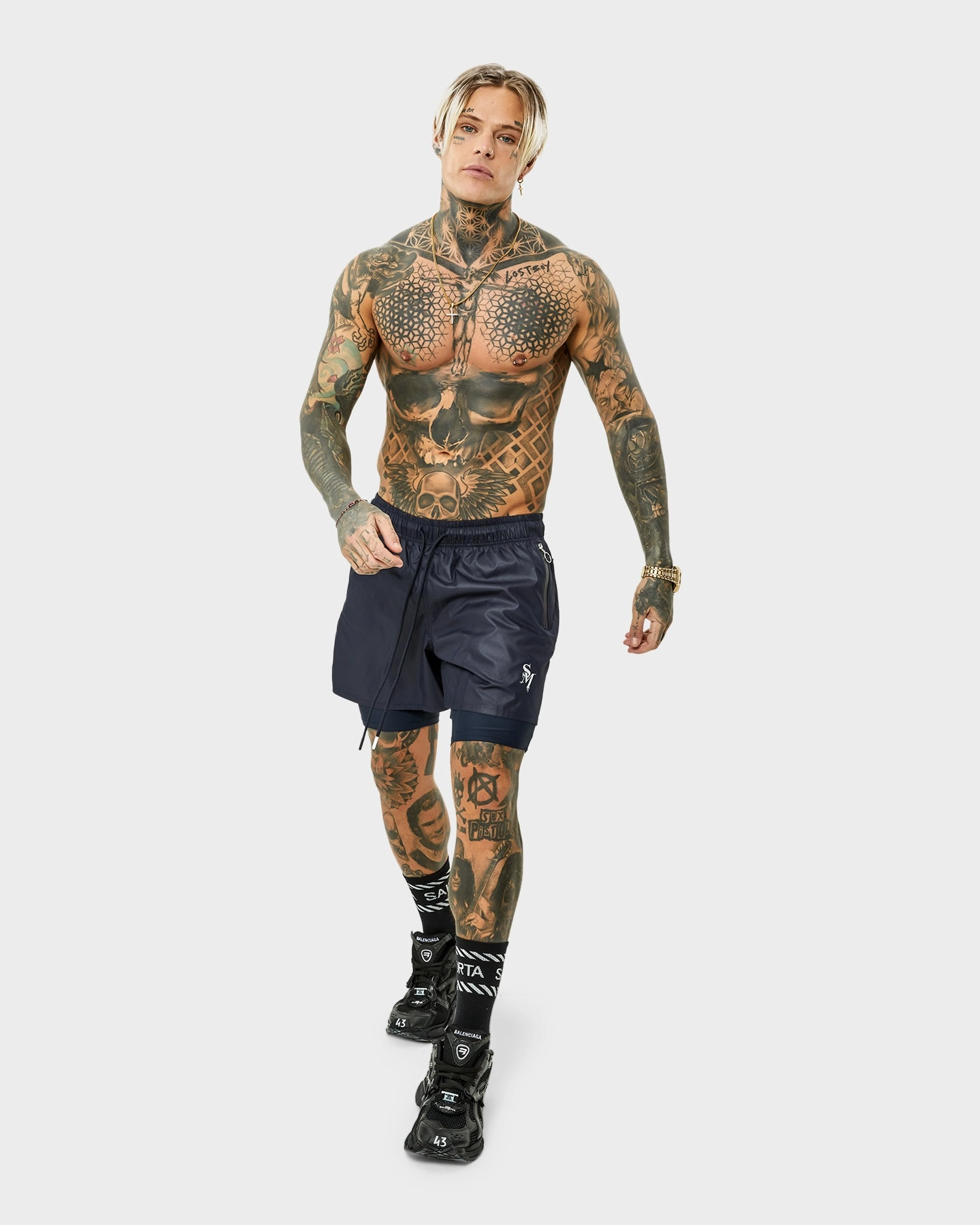 Outdoor Ready Saint Morta Icarus Athletic Shorts Navy