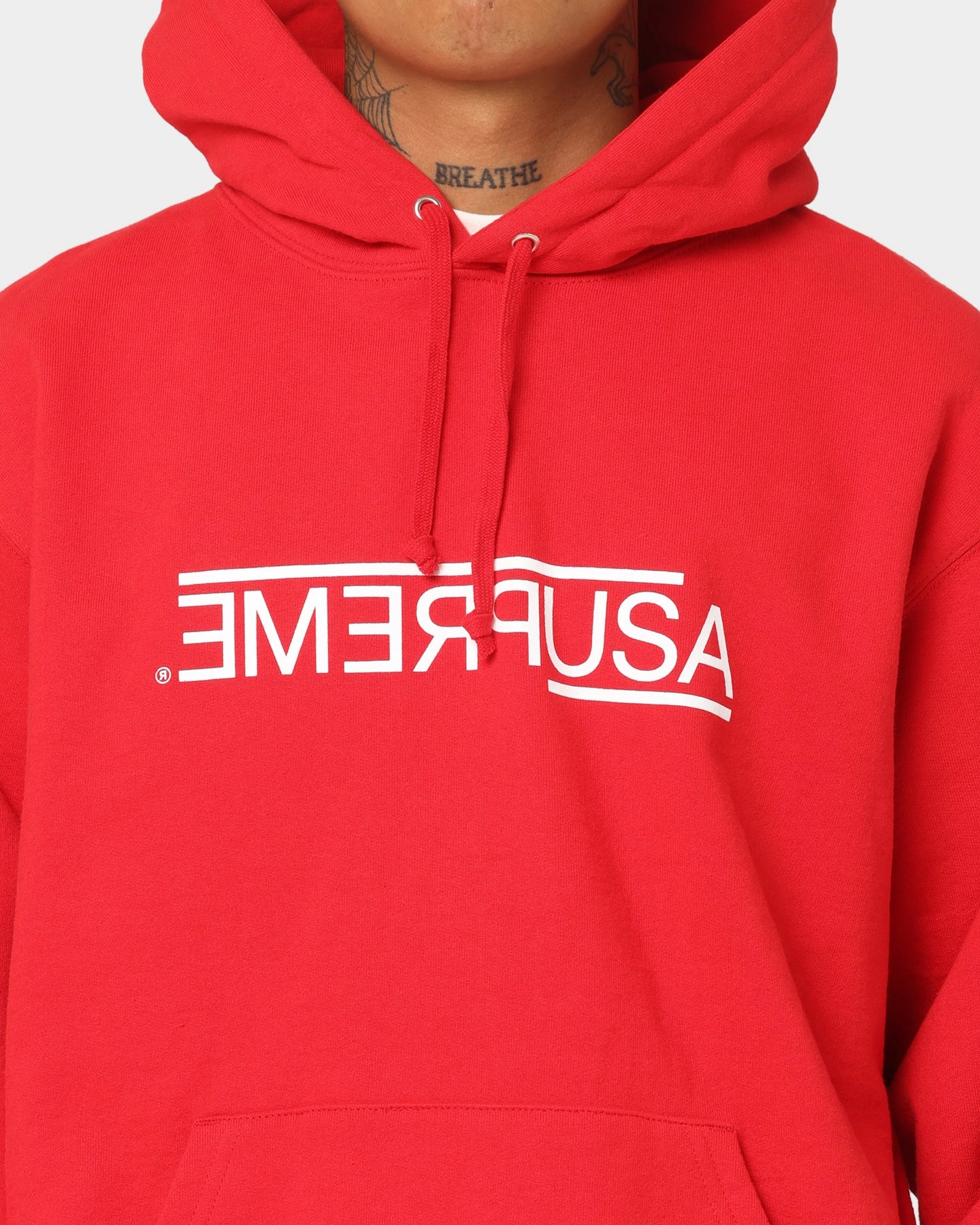 Passion Supreme USA Hooded Sweatshirt Red