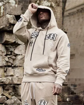 Adapt NonBulkyFit Saint Morta Graveyard Hoodie Stone