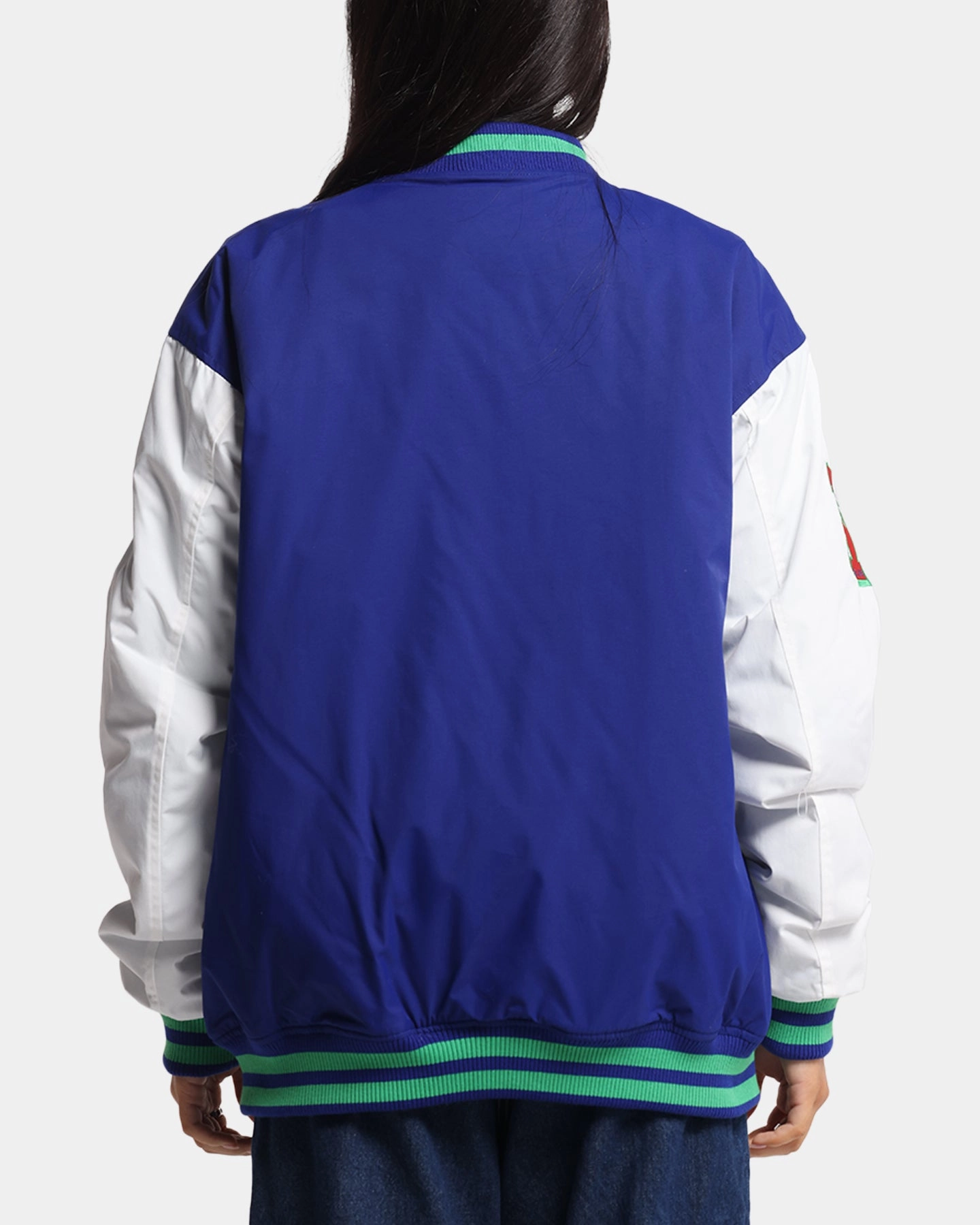 Bleacher Athletic New Zealand Warriors NRL 1908 Baseball Varsity Jacket Official Team Colour Street Chic