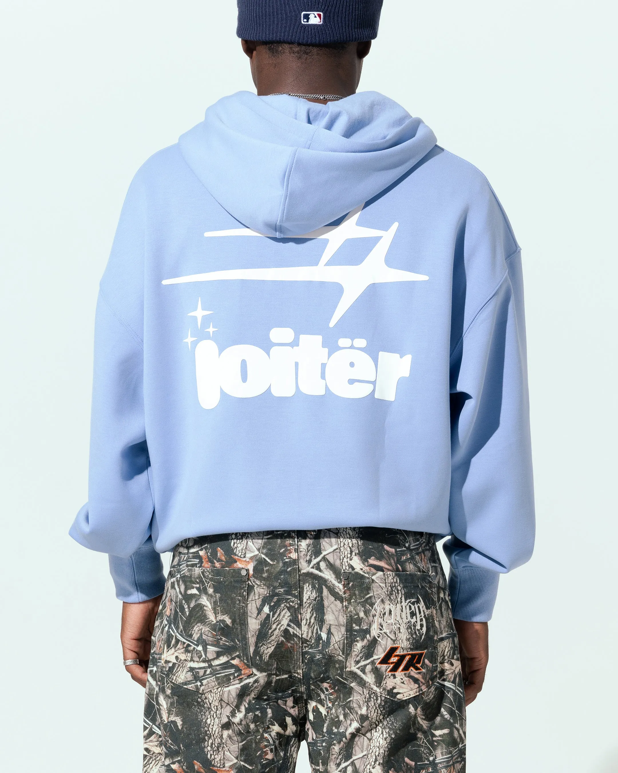 Period Resist Loiter Cloud 9 Zip Hoodie Blue