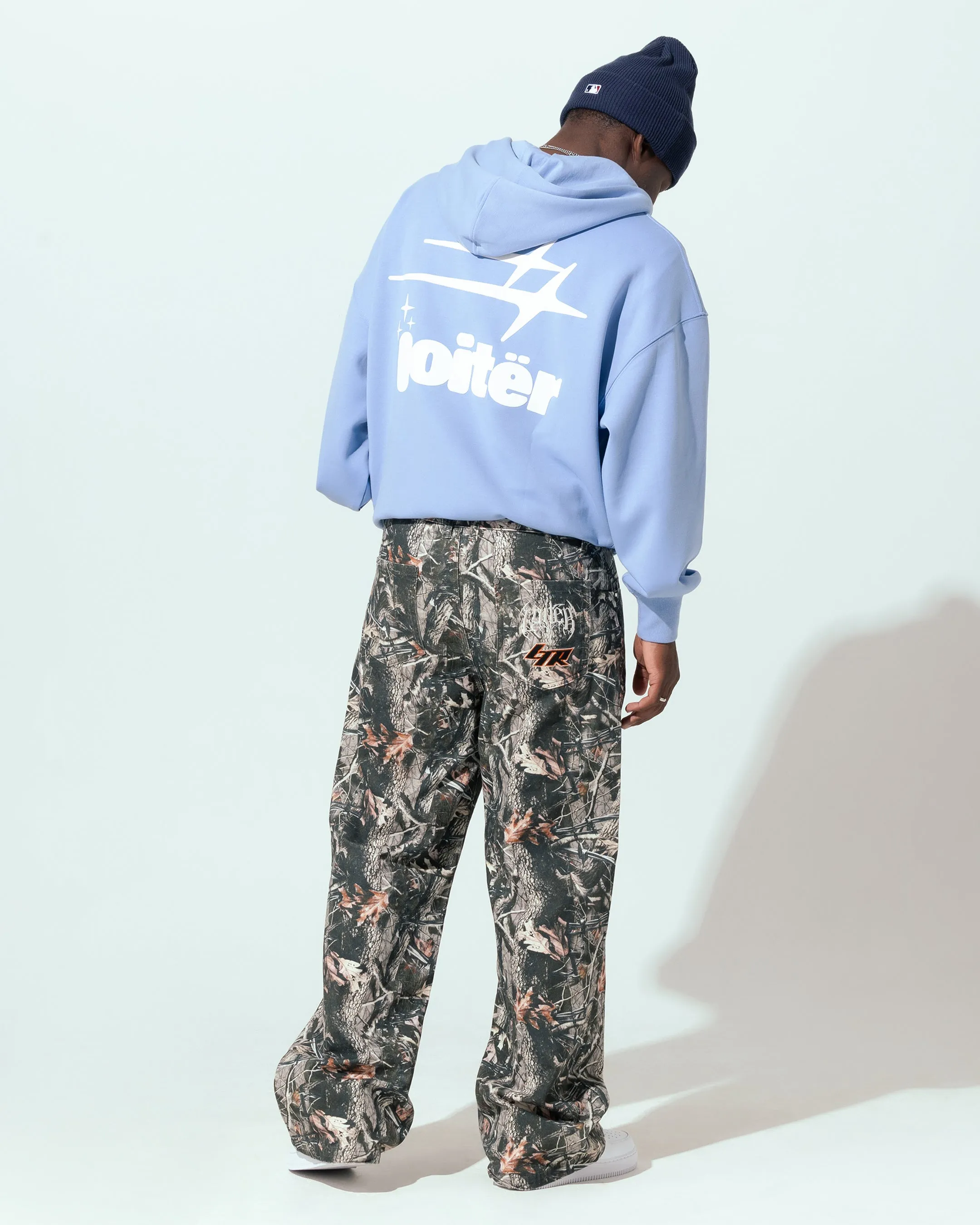 Loiter Cloud 9 Zip Hoodie Blue Grade