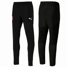 AC Milan soccer training presentation pants 2019/20 - Puma DoubleLayered Elastication Anti-bacterial
