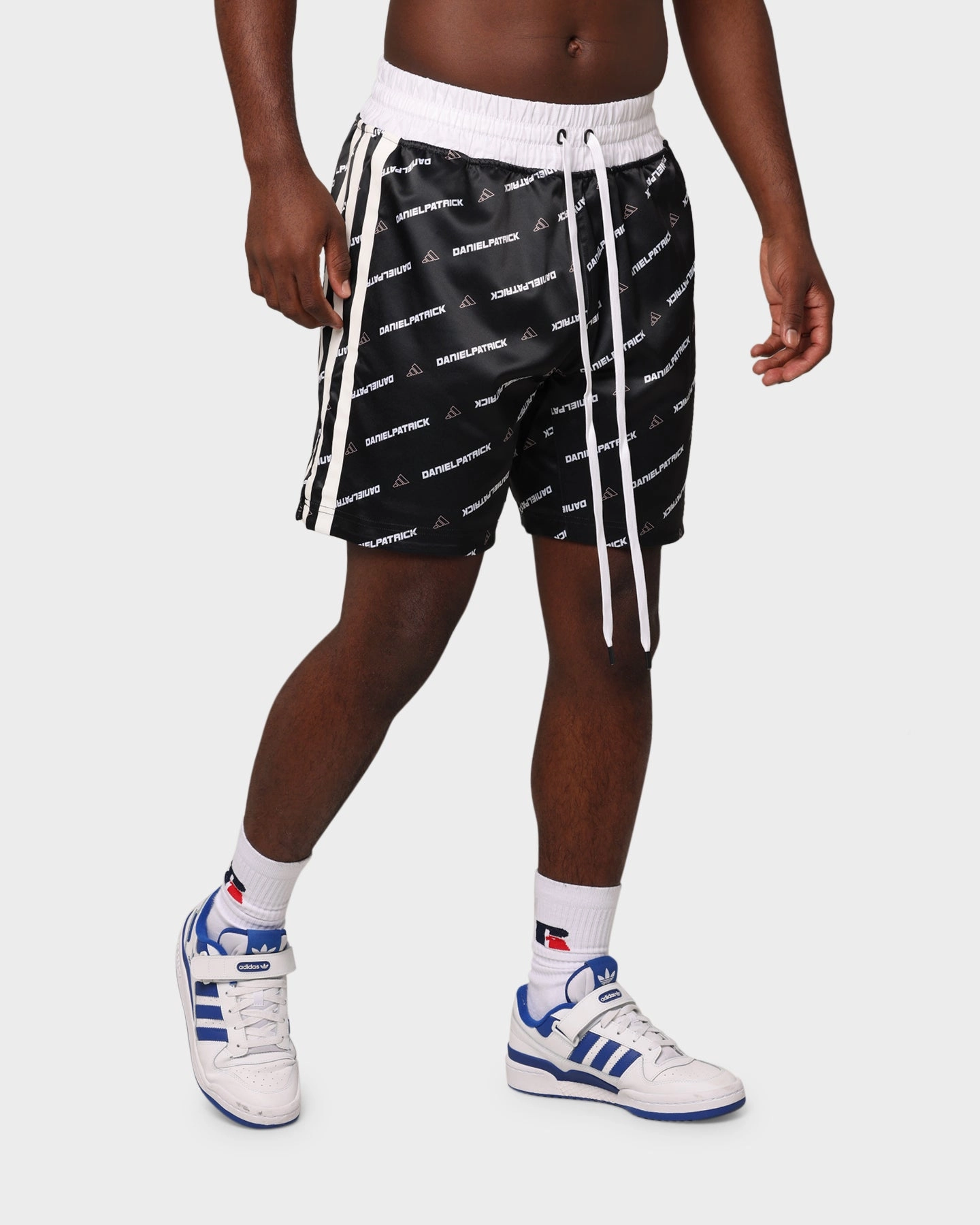 Adidas Daniel Patrick X Adidas All-Over Print Short Black Quick Access Pockets