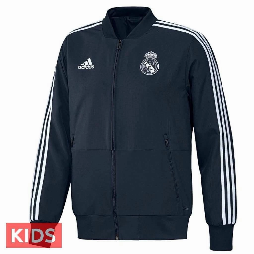 Flexible Design Recreational sports clothing Kids - Real Madrid presentation Soccer tracksuit 2018/19 - Adidas