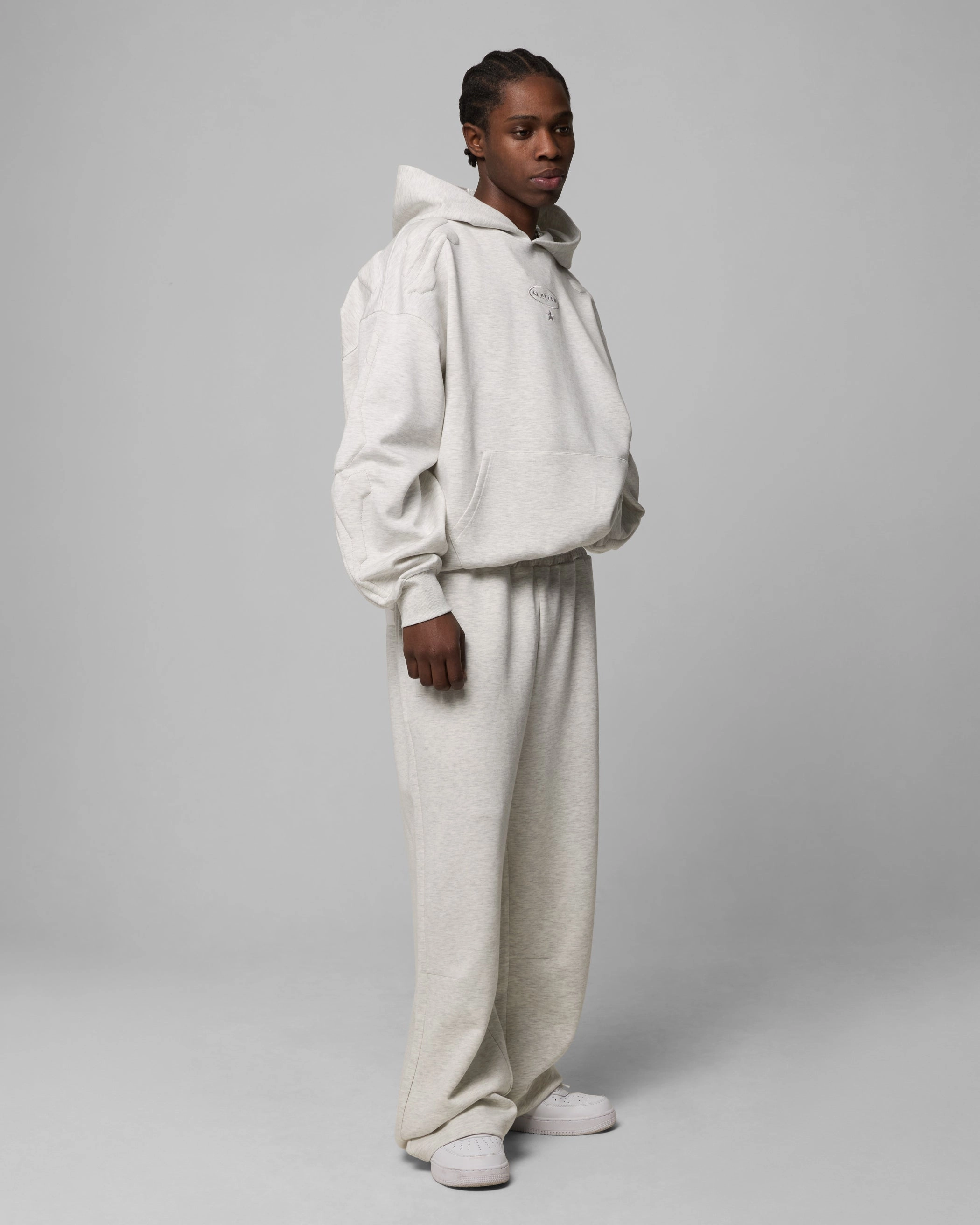 Urban Light Loiter Sandevistan Hoodie Grey Marle