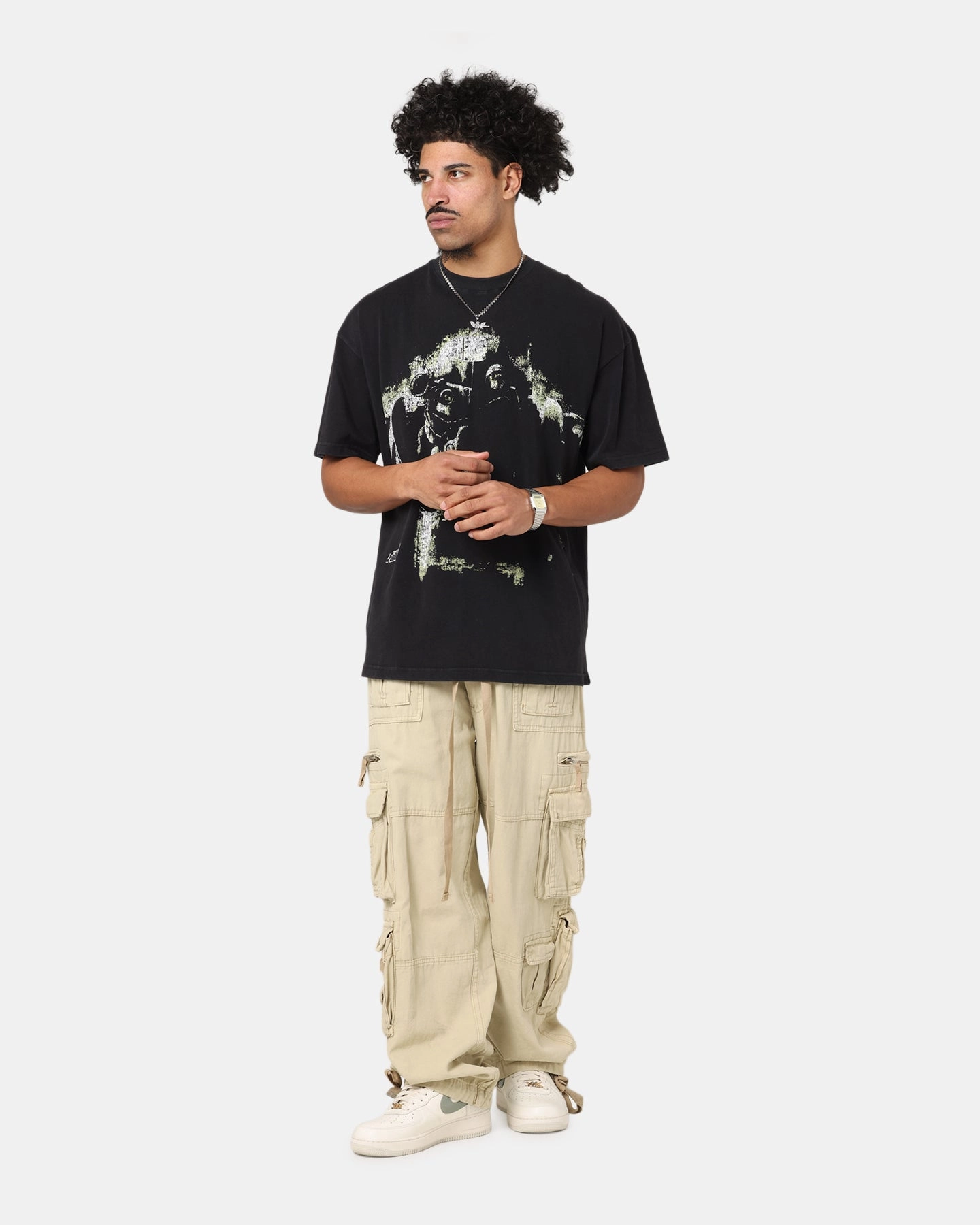 Floral freshness 73 Studio X Fallout '08 Fallout 3 Vintage T-Shirt Black Acidwash