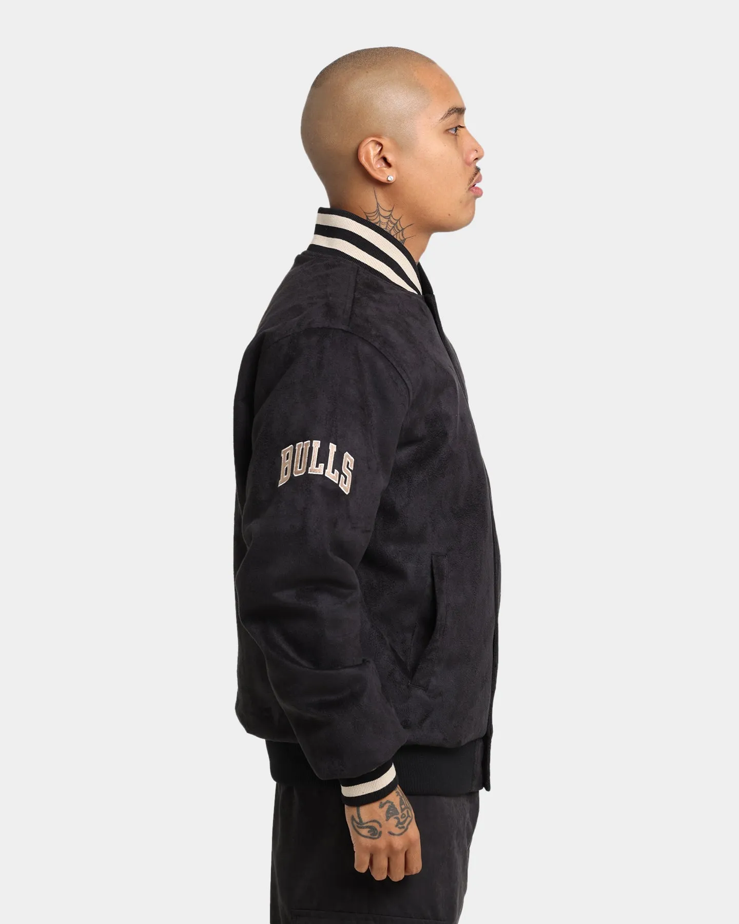 New Era Chicago Bulls Suede Jacket Black Opinion