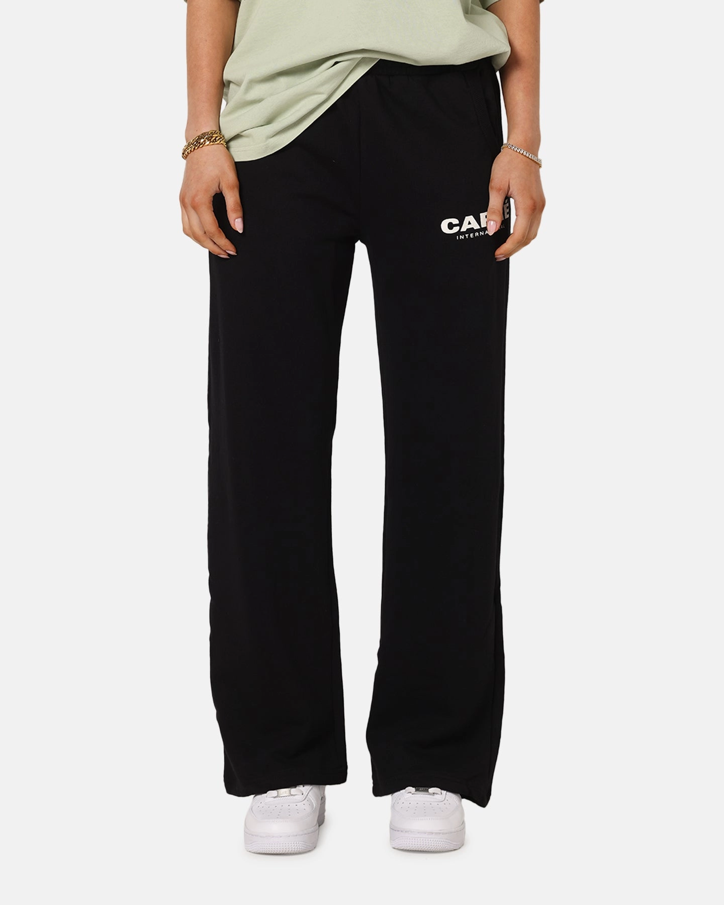 No Fuss Carre C-Star Line Pants Black