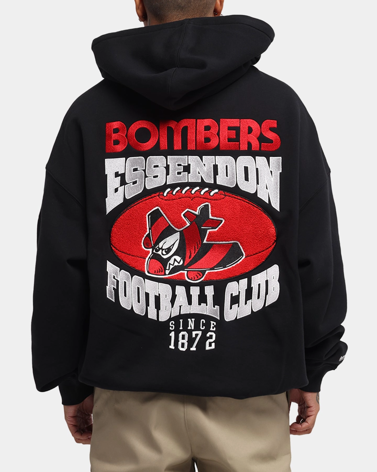 Price Mitchell & Ness Essendon Bombers Team Hoodie Solid Black