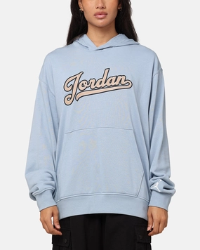 Jordan Flight MVP Fleece Pullover Hoodie Blue Grey Protective Comfort Minimal Utility