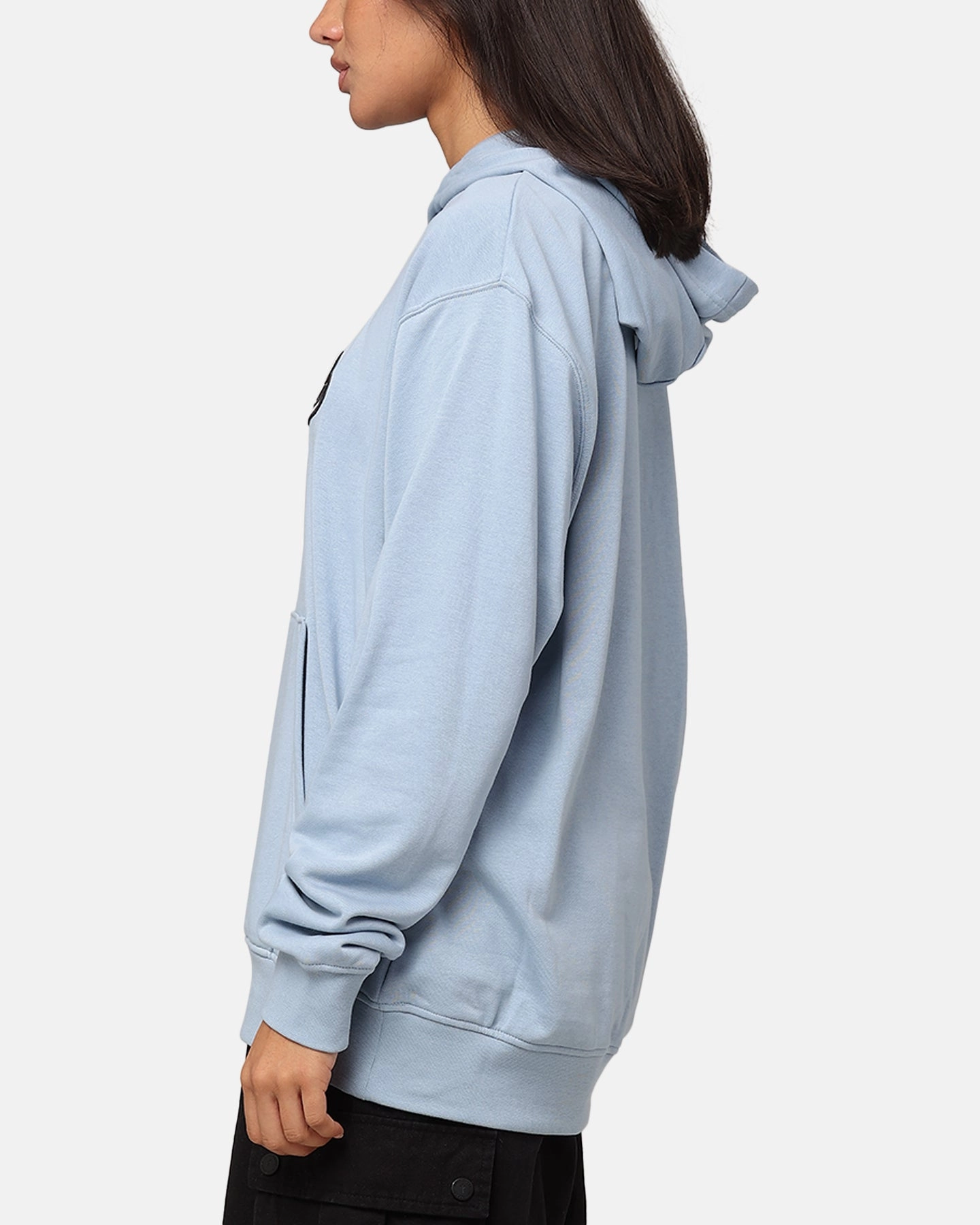 Mask Jordan Flight MVP Fleece Pullover Hoodie Blue Grey