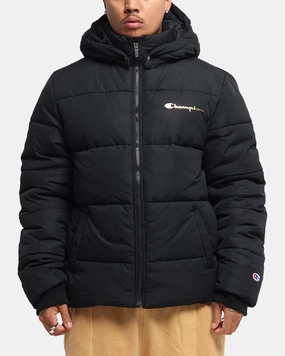 Champion Rochester Puffer Jacket Black/Gold High-quality
