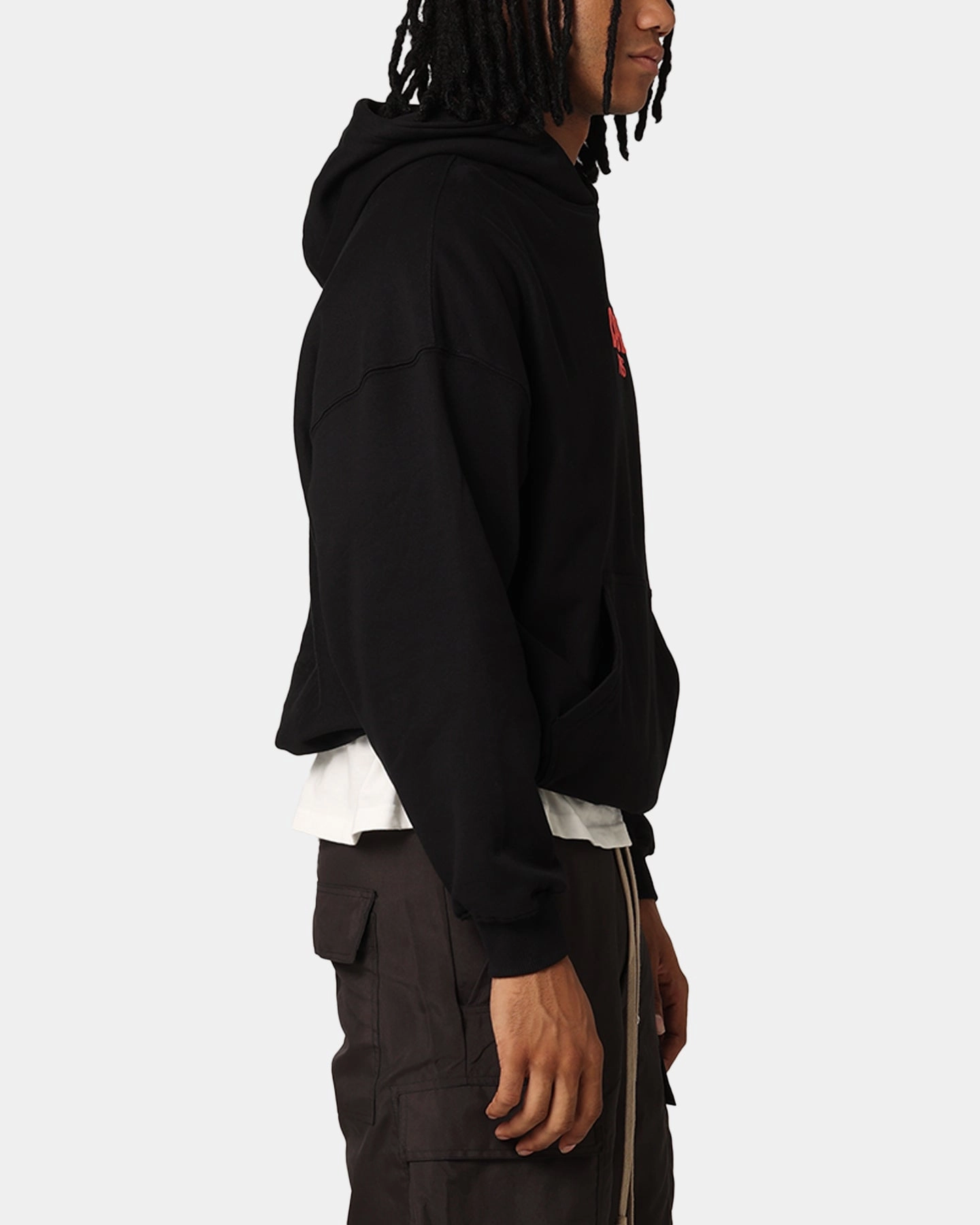 Carr?? Vapor Hoodie Black Hook and loop fasteners