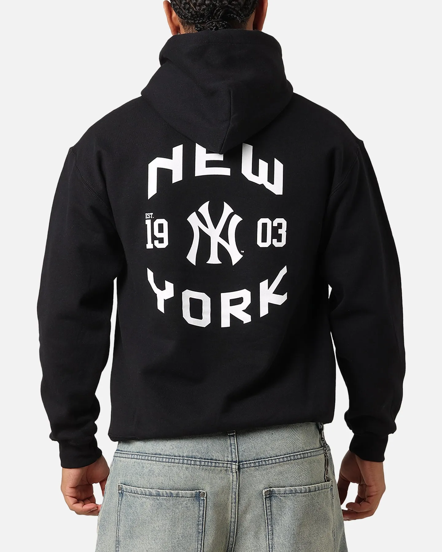 Majestic Athletic New York Yankees Doyers Chest Hoodie Black movement