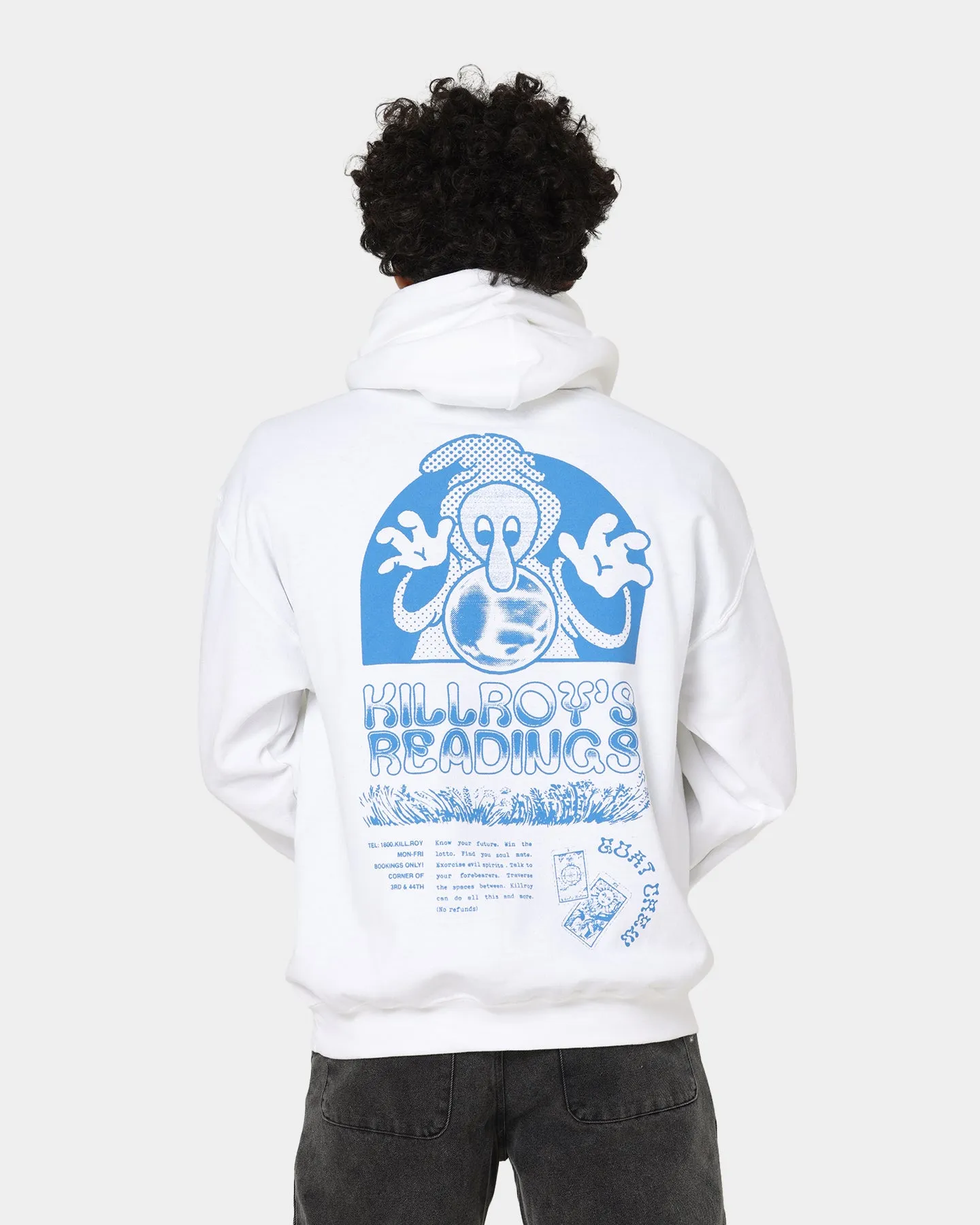 Goat Crew Kilroy Hoodie White Hidden pockets high-end