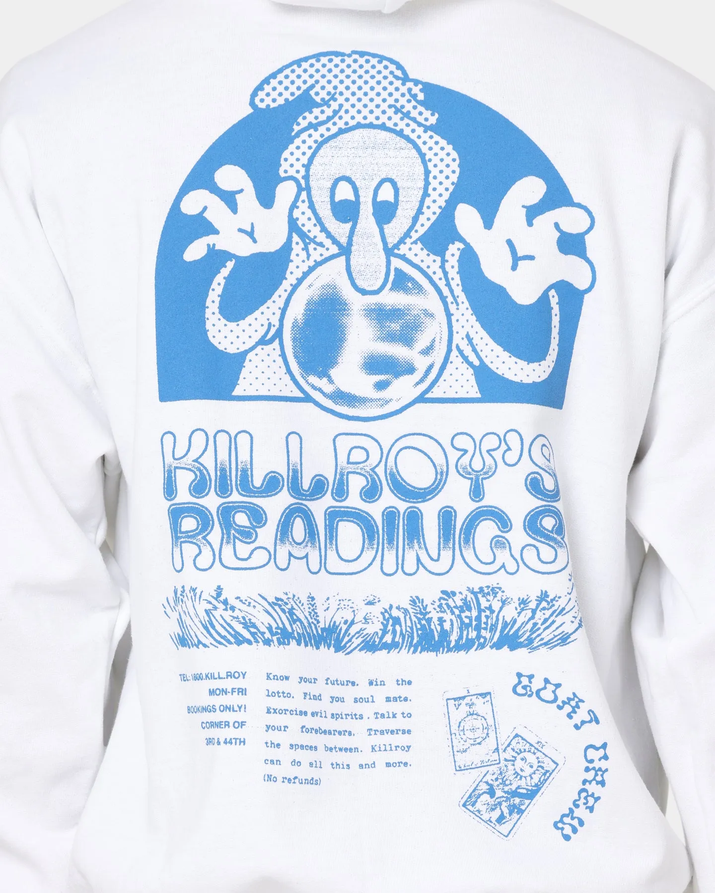 Weatherproof Zipper Goat Crew Kilroy Hoodie White