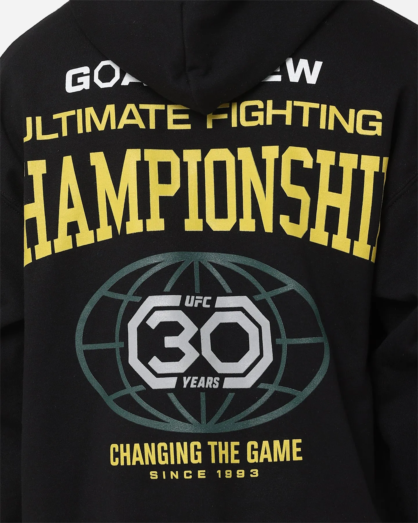 UFC By Goat Crew 30th Anniversary Hoodie Black Anti Slip Collar