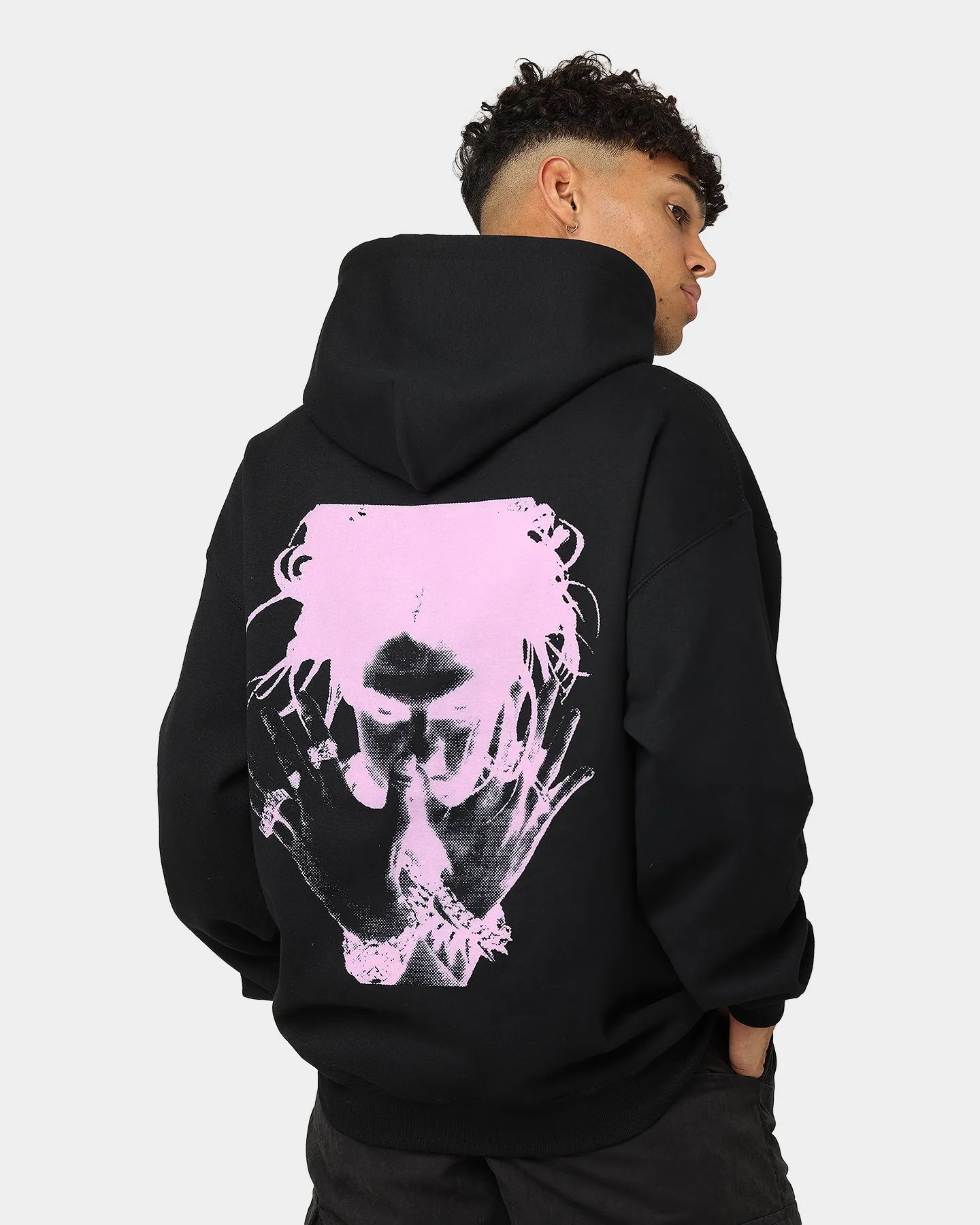Yungblud Deadhappy Hoodie Black Flexible Shield Mouthwash