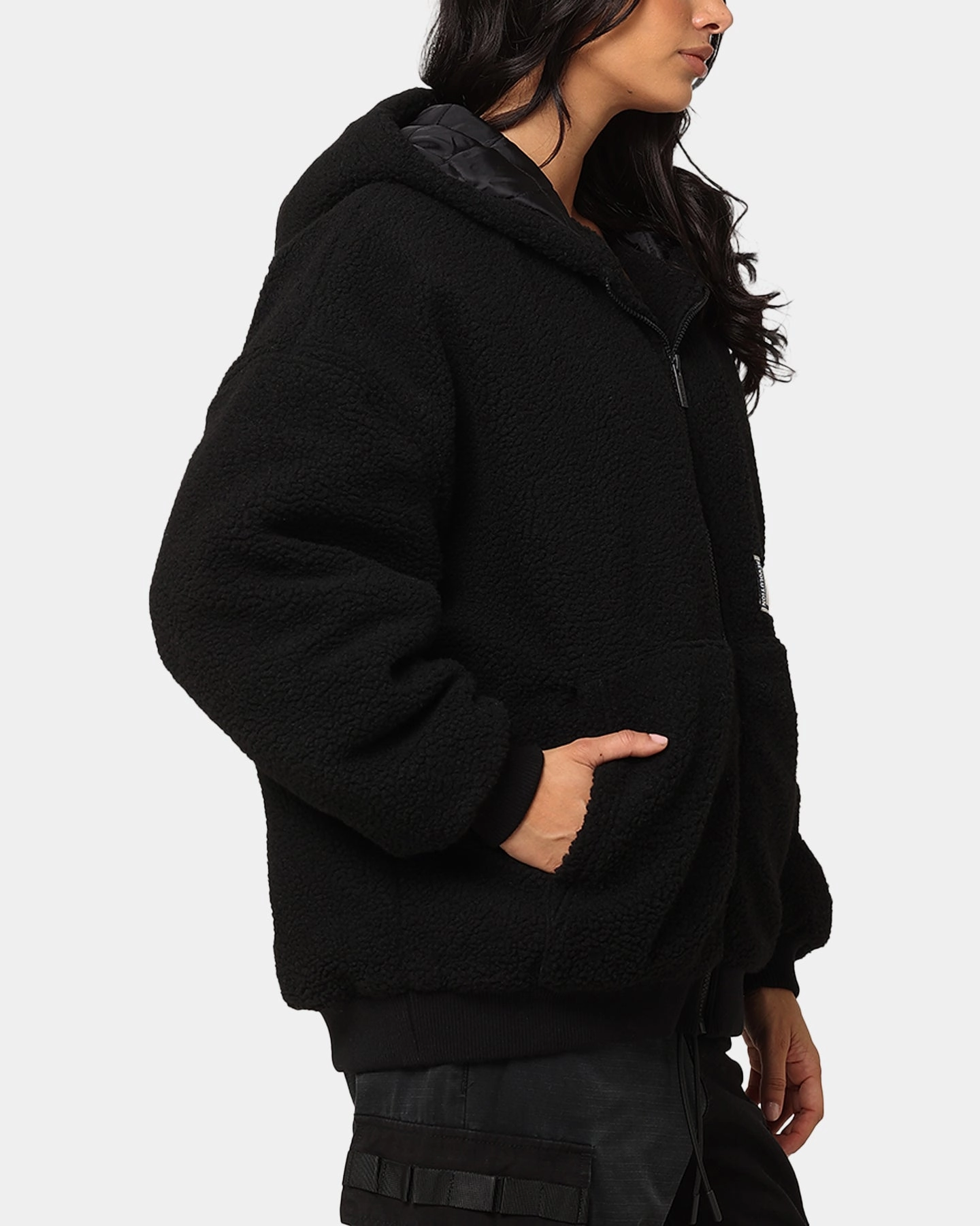 Nail-clipper Carre Classic Sherpa Jacket Black