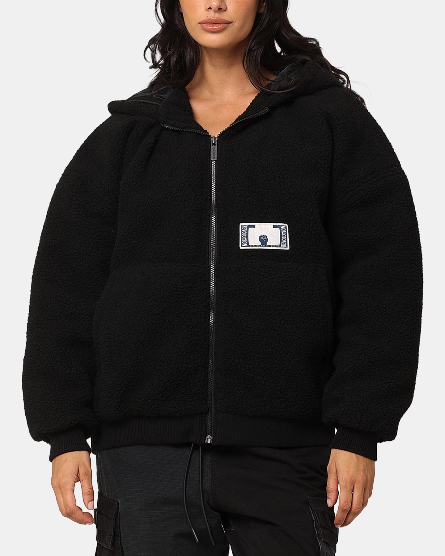 Carre Classic Sherpa Jacket Black University