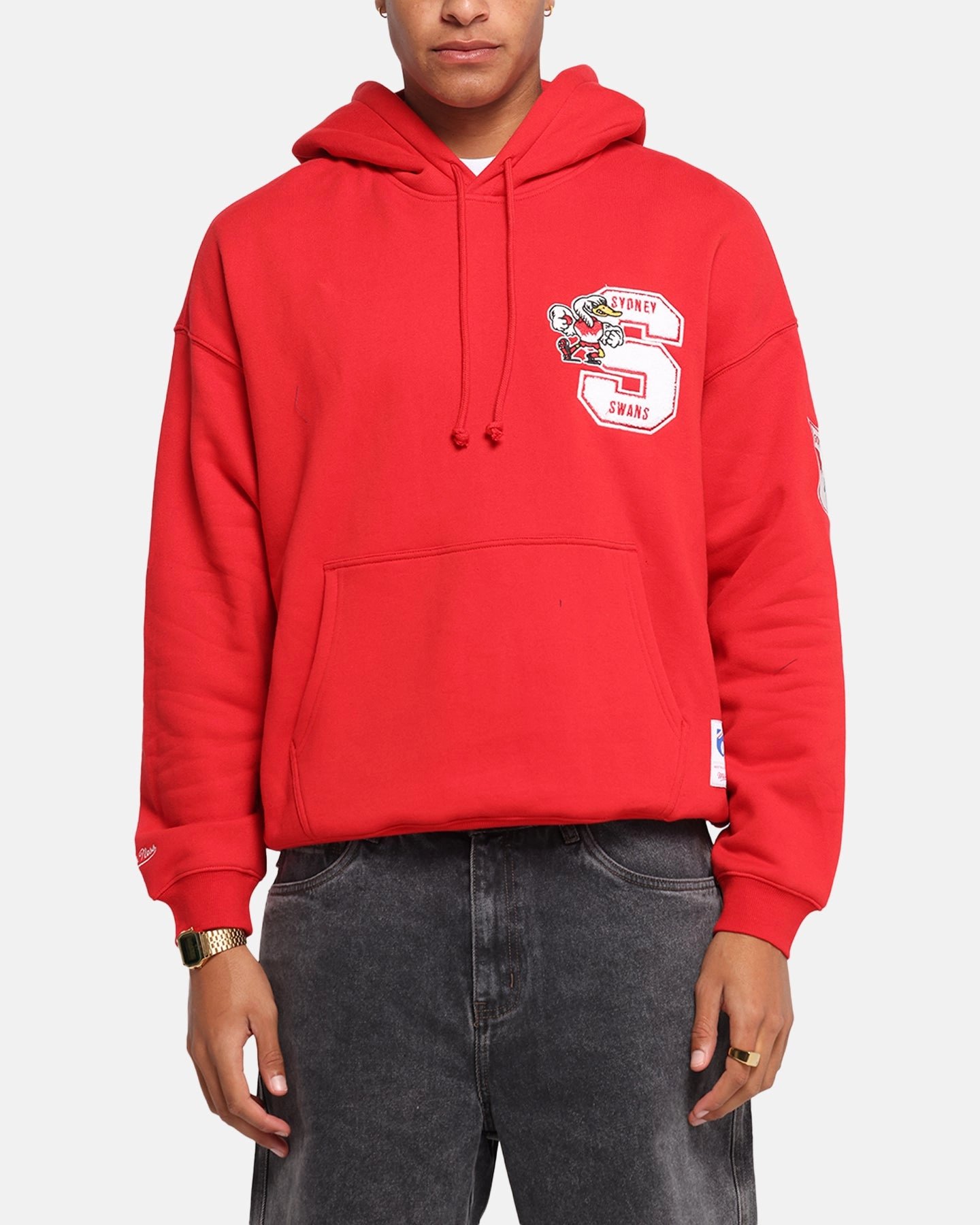 Mitchell & Ness Sydney Swans Team Hoodie Red Gazelle like Freelancer Uniform