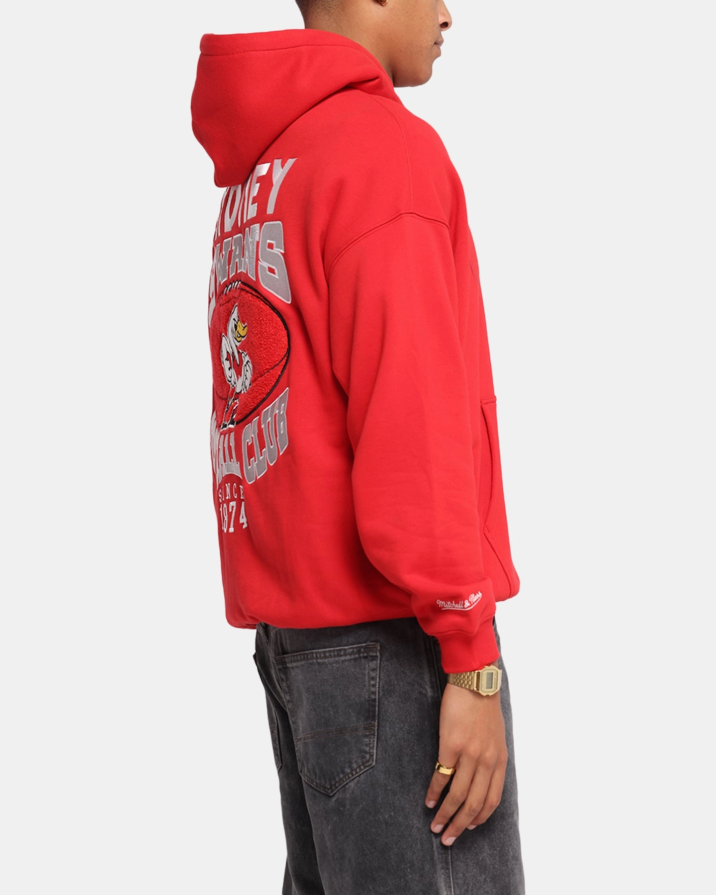 Mitchell & Ness Sydney Swans Team Hoodie Red City Mood Camping Essential