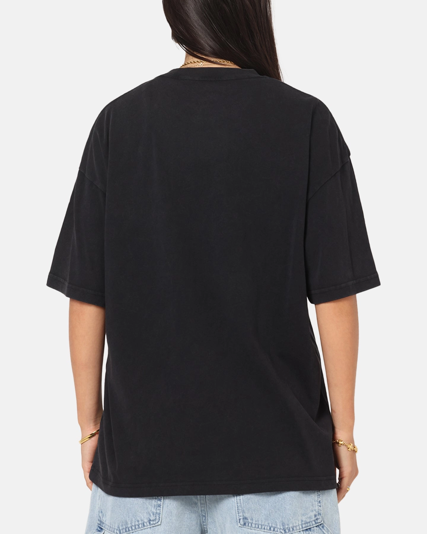 73 Studio X Gears Of War '06 Gears Of Wear Vintage T-Shirt Black Acidwash spring fashion Loose Fit