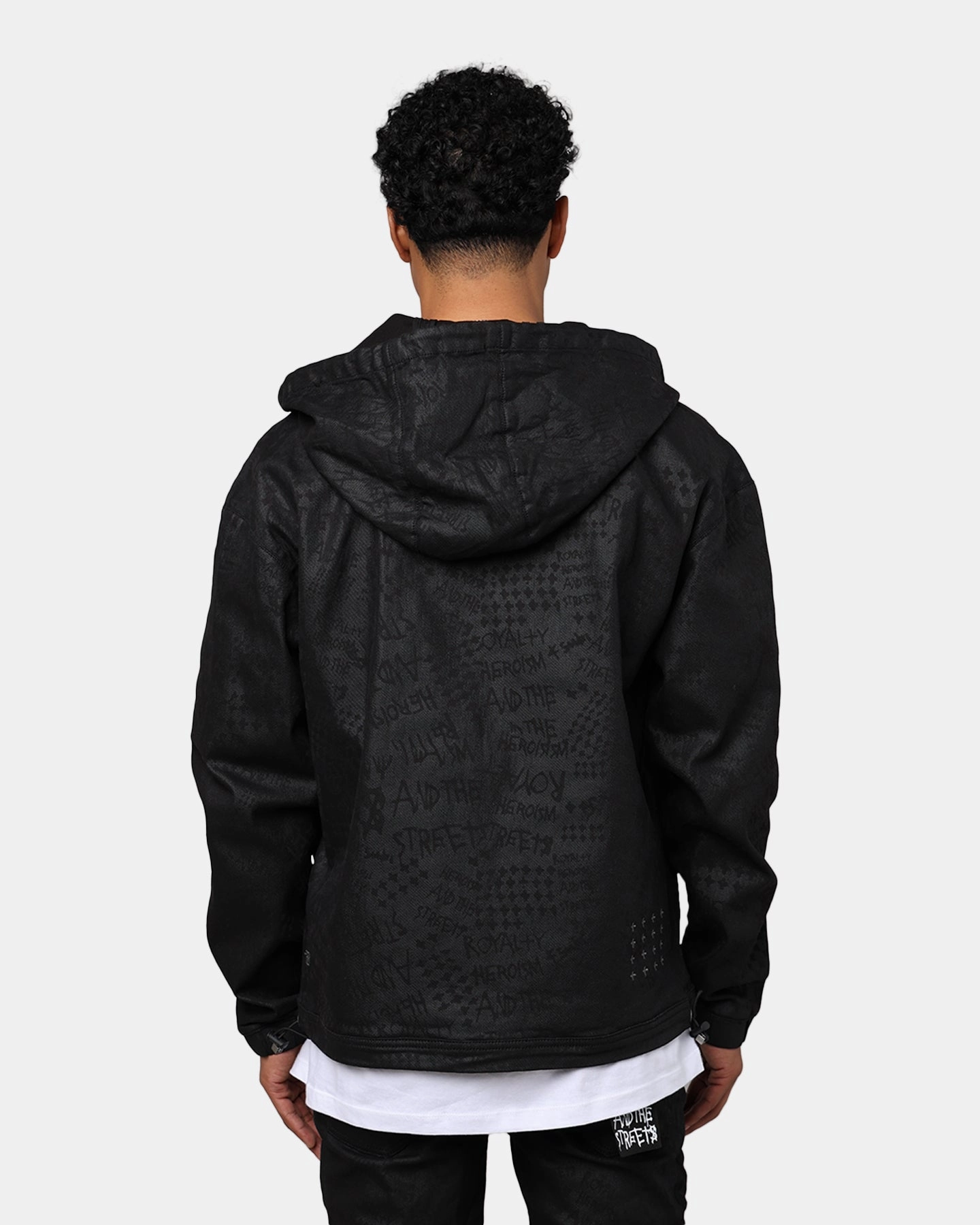 Ksubi Zip Grease Hoodie Black Free Motion Design