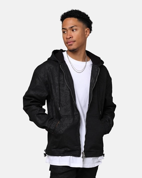 Athletic Wear Tradition Ksubi Zip Grease Hoodie Black