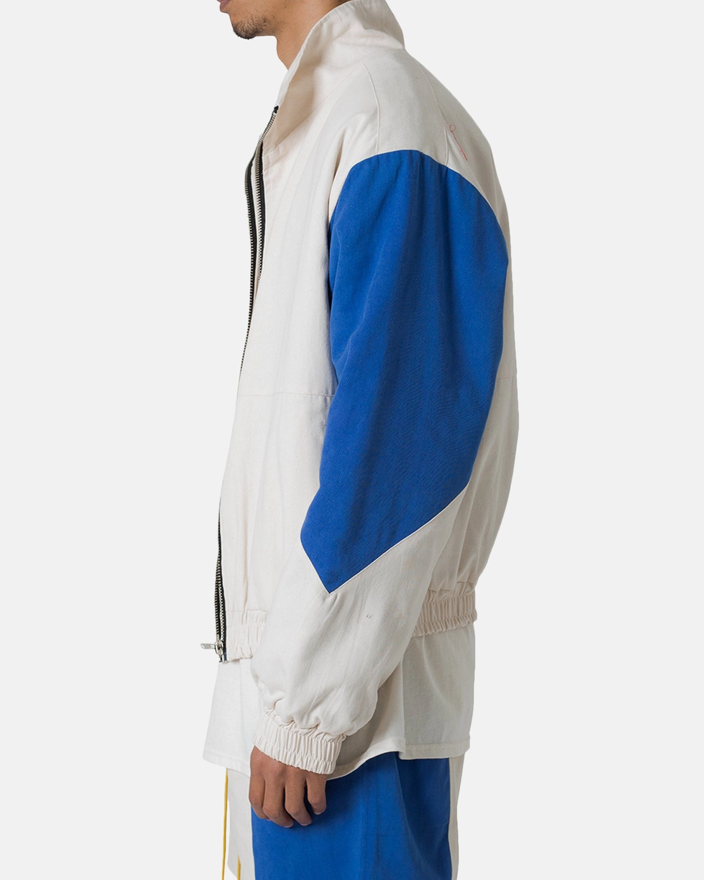 Minimalist Style MNML Twill Racing Jacket Blue/White