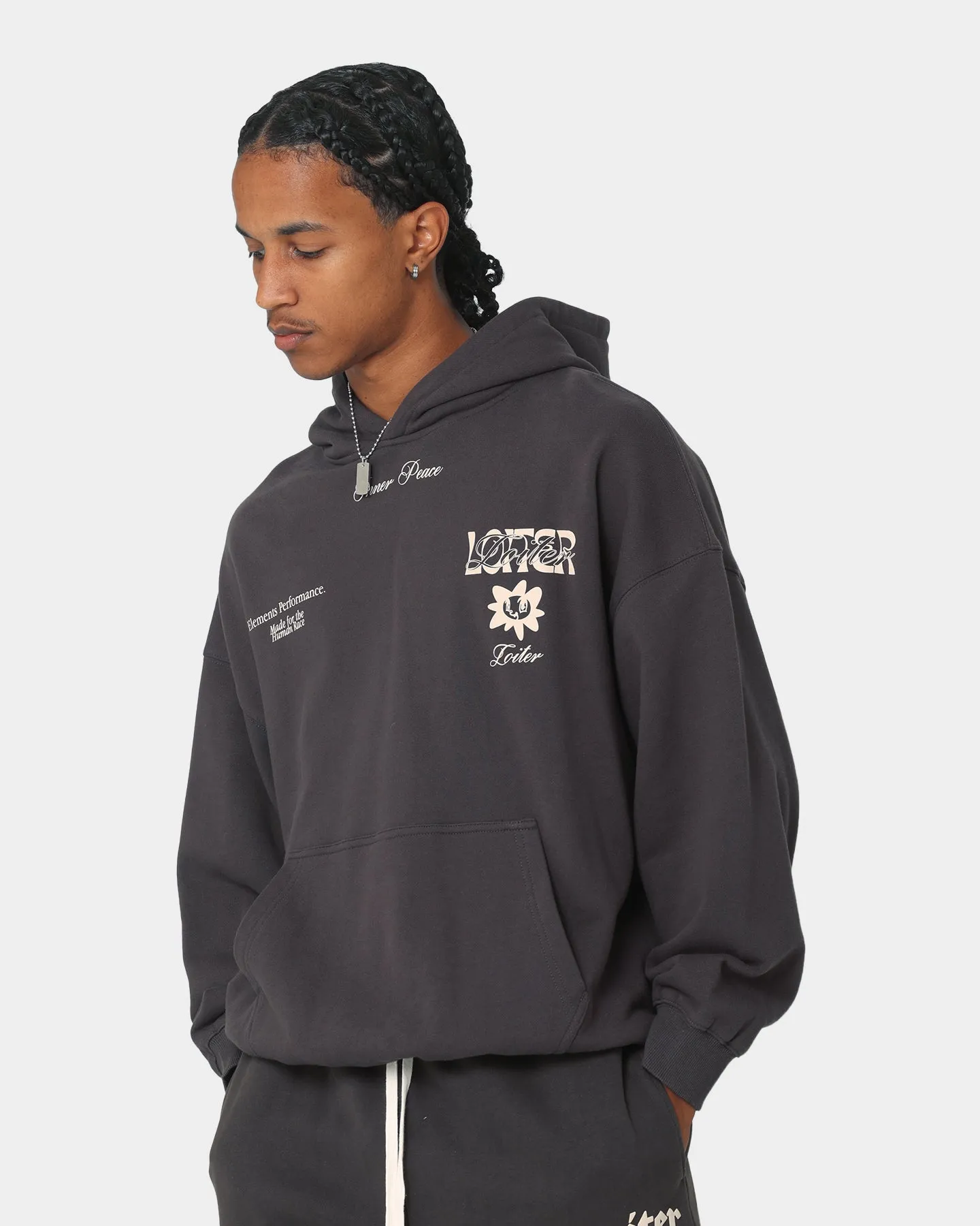 Grade Loiter Dexterity Hoodie Charcoal