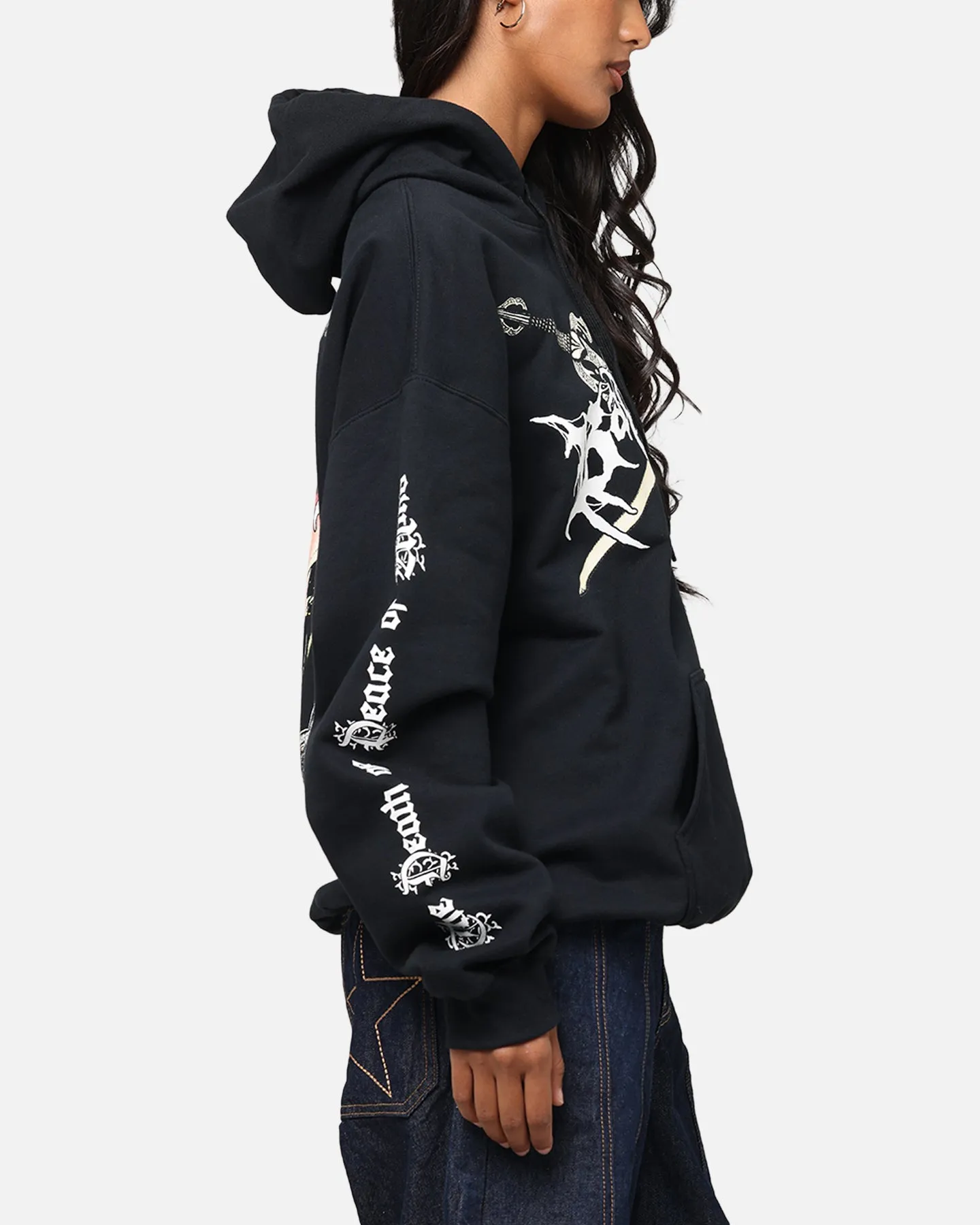 Bad Omens Skull Grave Hoodie Black Shield