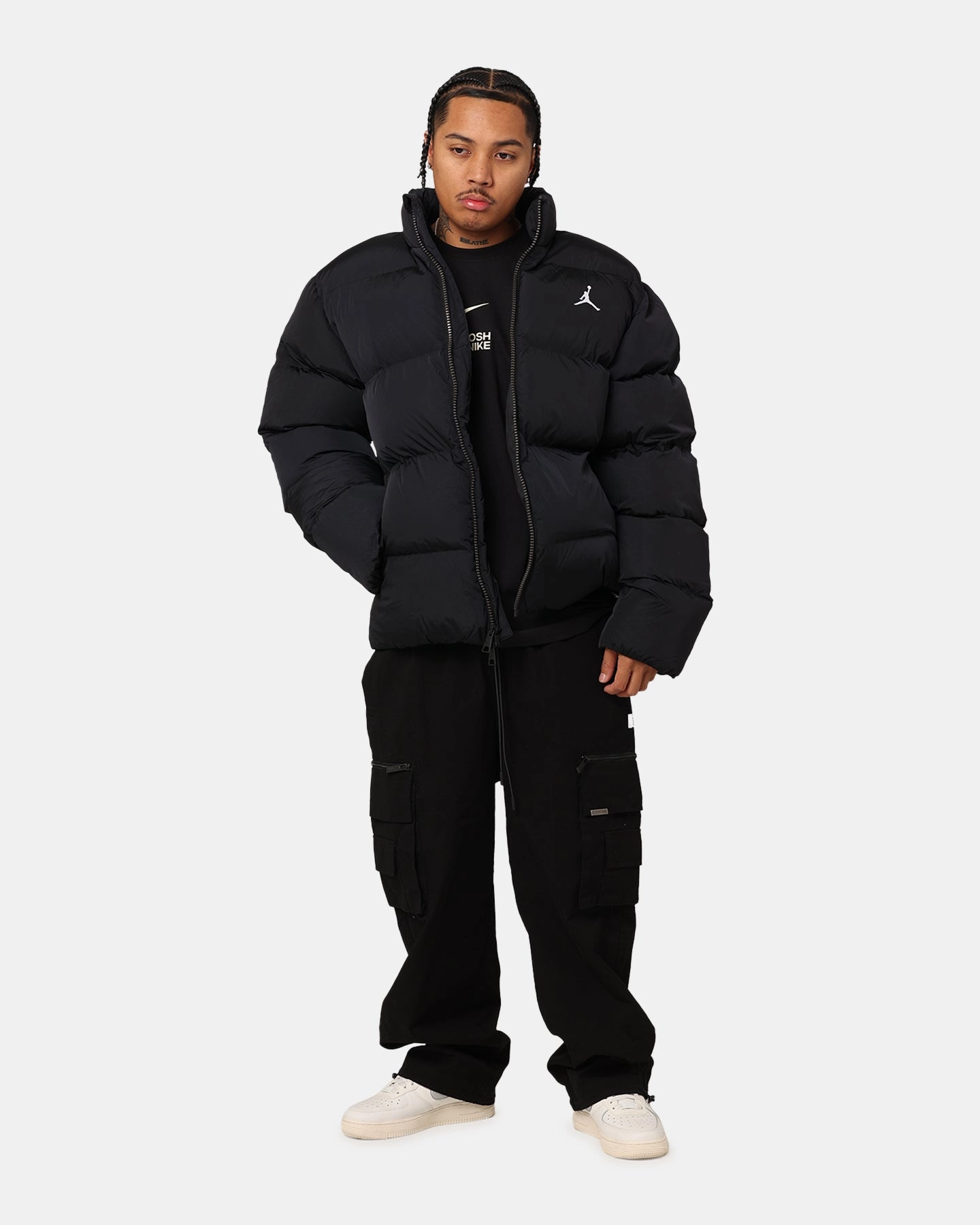 Motivate Jordan Essentials Poly Puffer Jacket Black/White