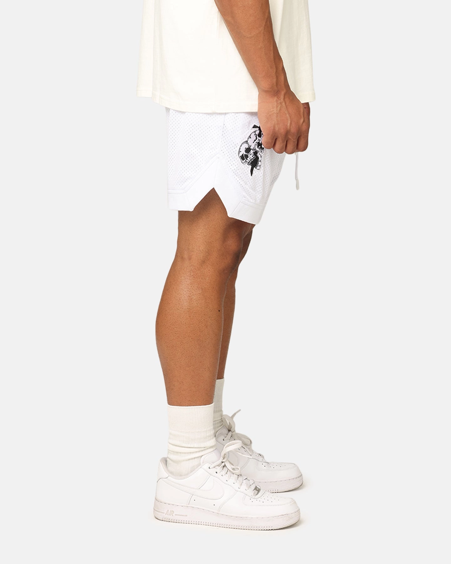 Saint Morta La Rambla Basketball Shorts White comfortable attire