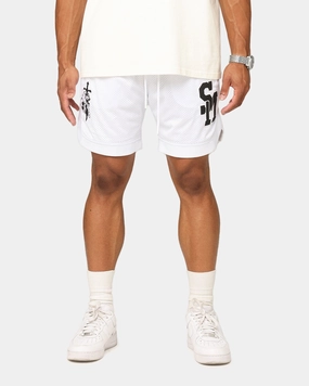Saint Morta La Rambla Basketball Shorts White sustainable product Effortless Wear