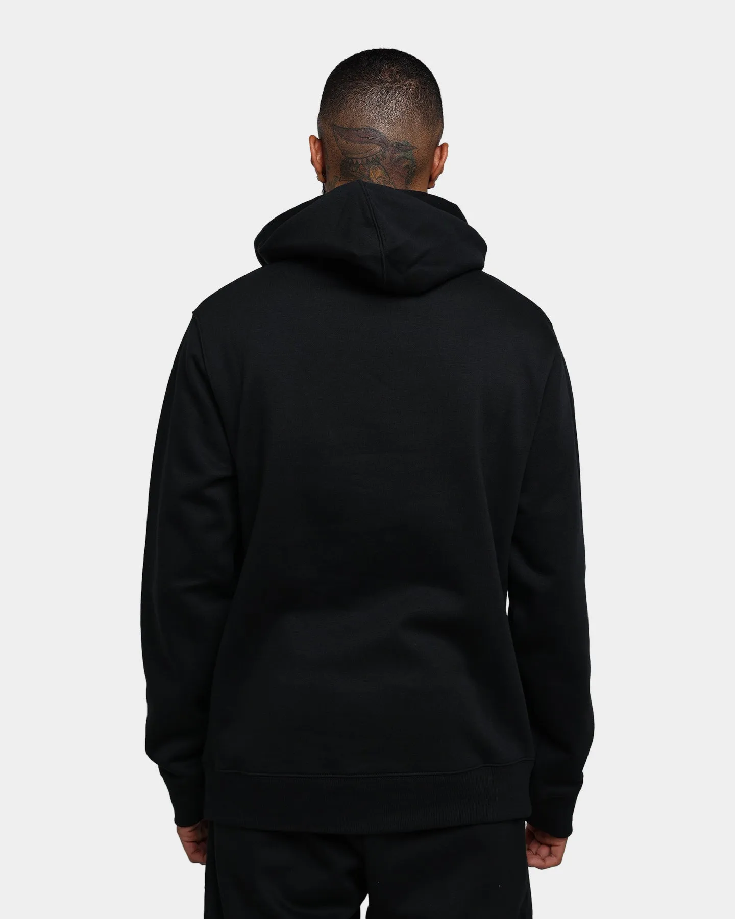Russell Athletic Originals Small Arch Hoodie Black Articulated Seams Summer Wear