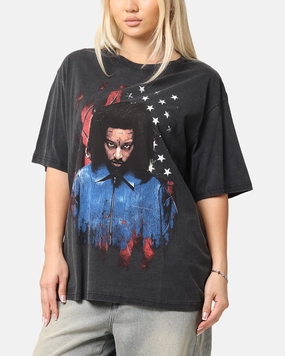 21 Savage Dream T-Shirt Washed Black Leisure Casual
