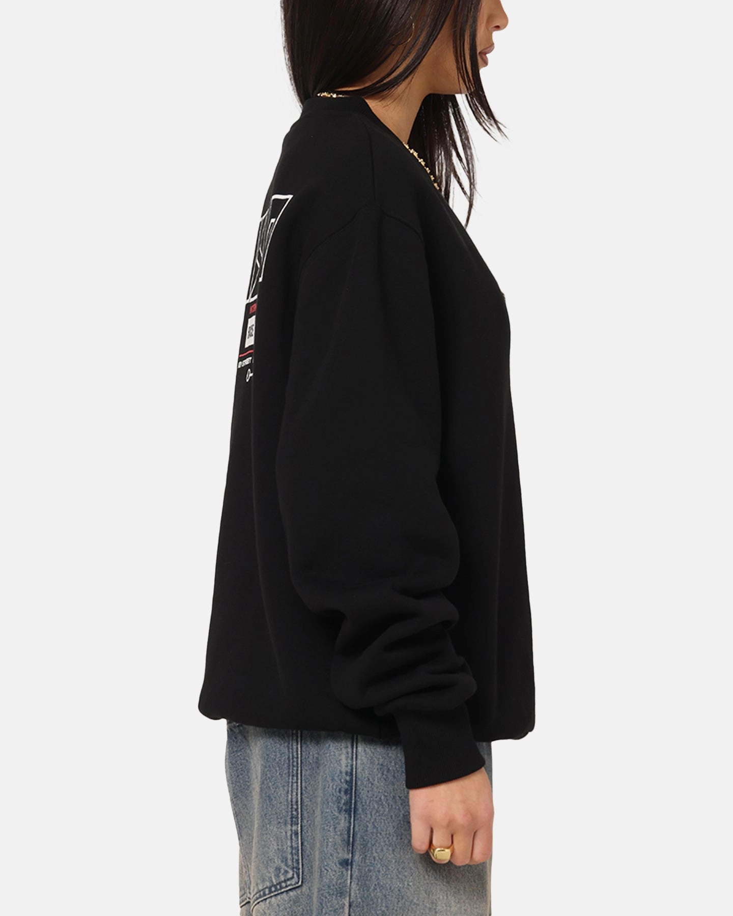 Warm & Soft Winter Cozy Key Street Nissan Nismo Classic Crewneck Black