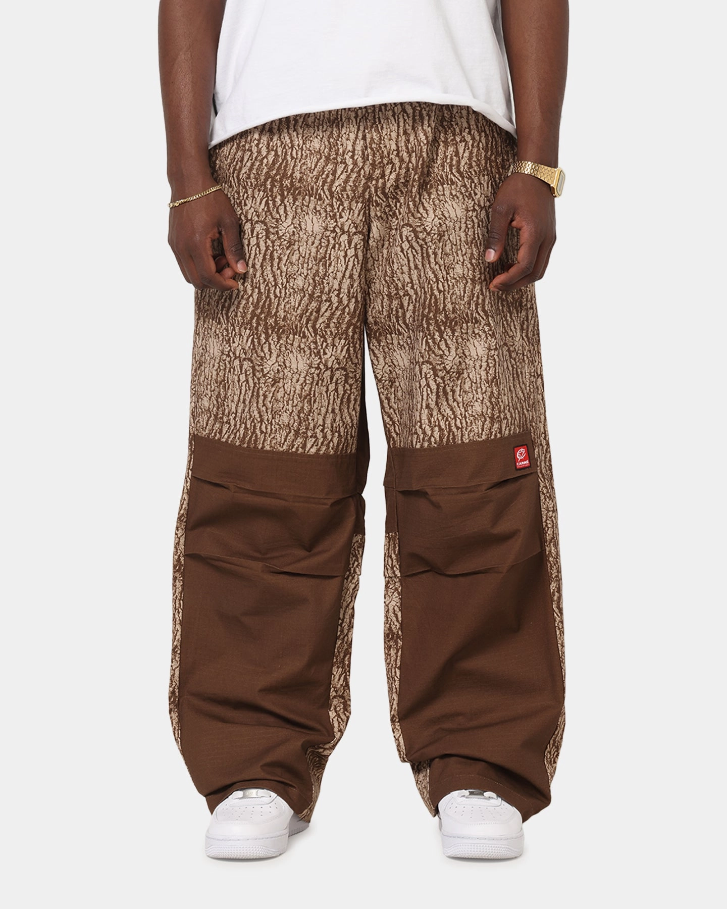 Carre Avalanche Baggy Pants Tree Bark Soft Feel