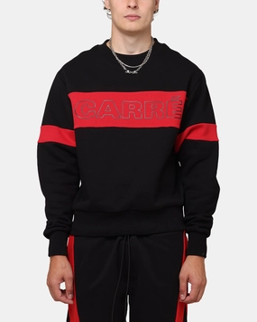 Simple Comfort Chilly Comfort Look Carre Bars Crewneck Black/Red
